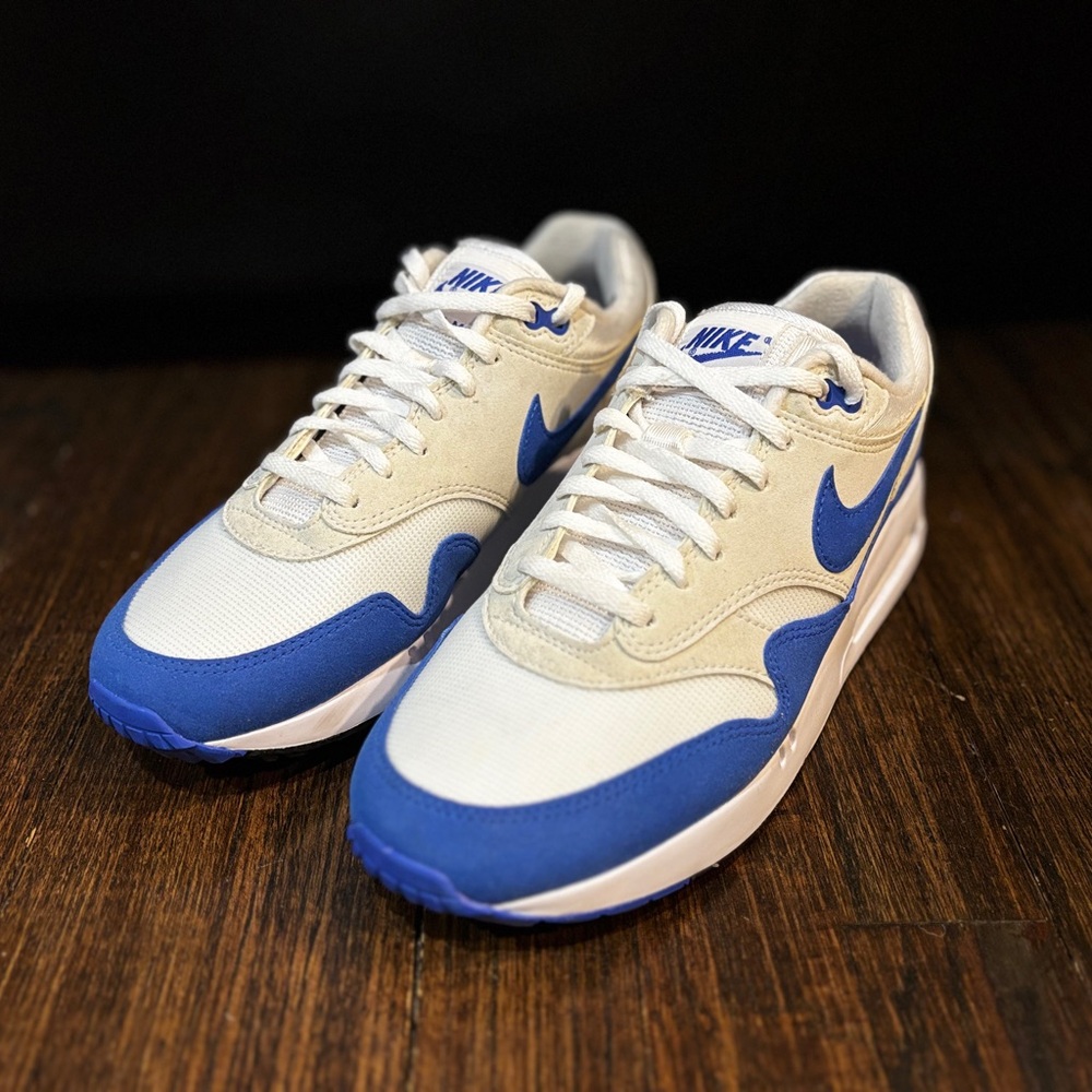 Nike AirMax 1 OG Golf in deep royal blue and white